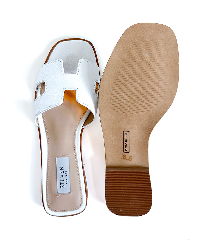 Hermès sandals alternatives UK white