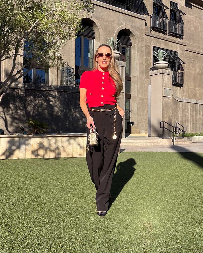 pink oval sunglasses trend womens fashion