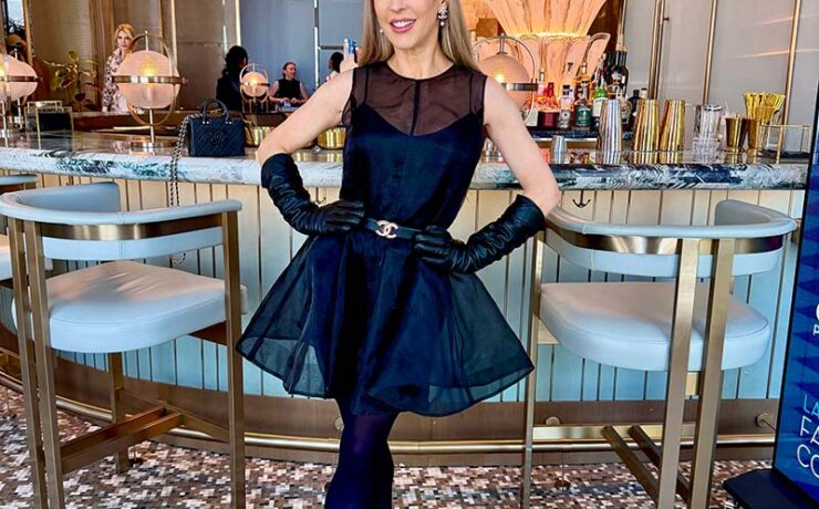 winter gloves trending slouchy black leather long