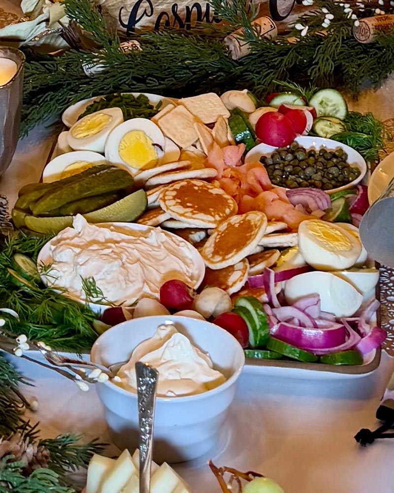 caviar accompaniments