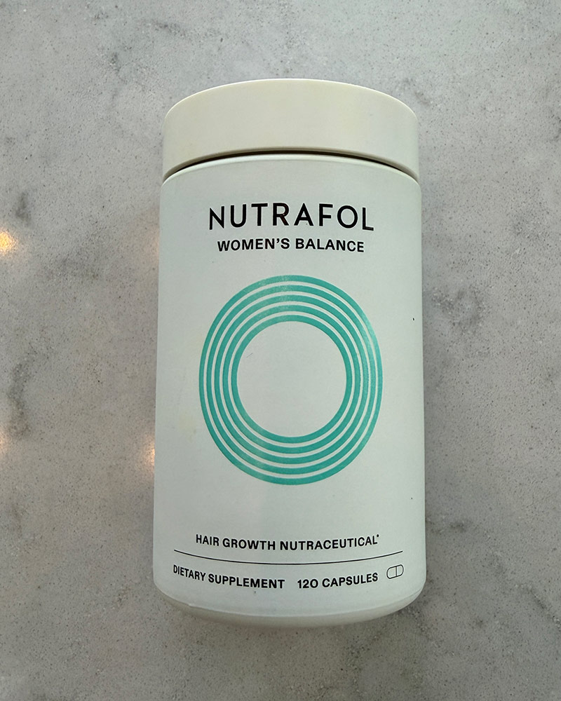 Nutrafol hair growth supplement thinning hair menopause