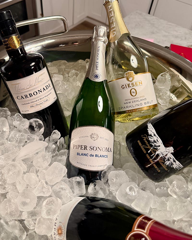 what drinks pair caviar vodka champagne