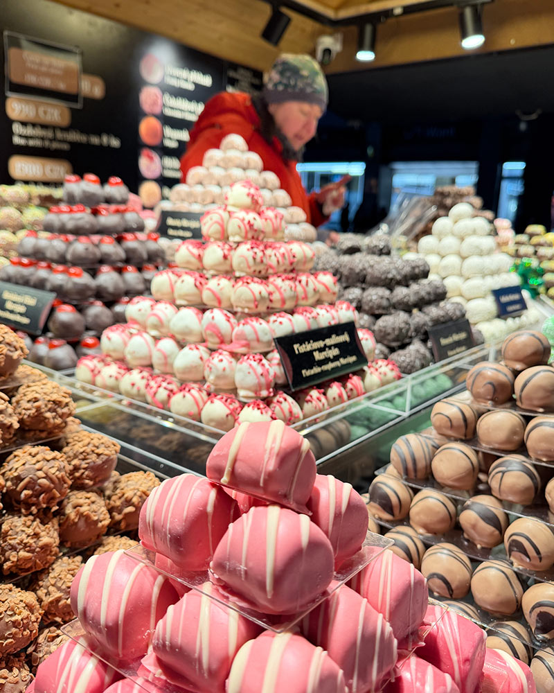 prague christmas market food marzipan