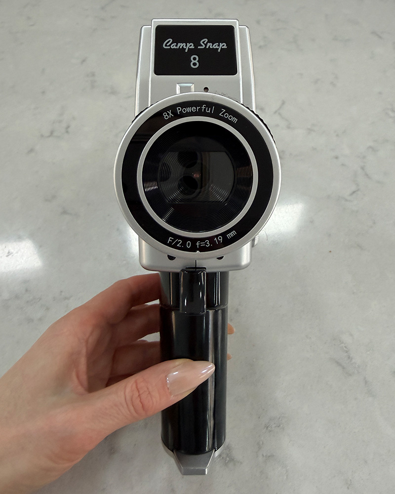 Camp Snap CS-8 digital video camera 8x powerful zoom