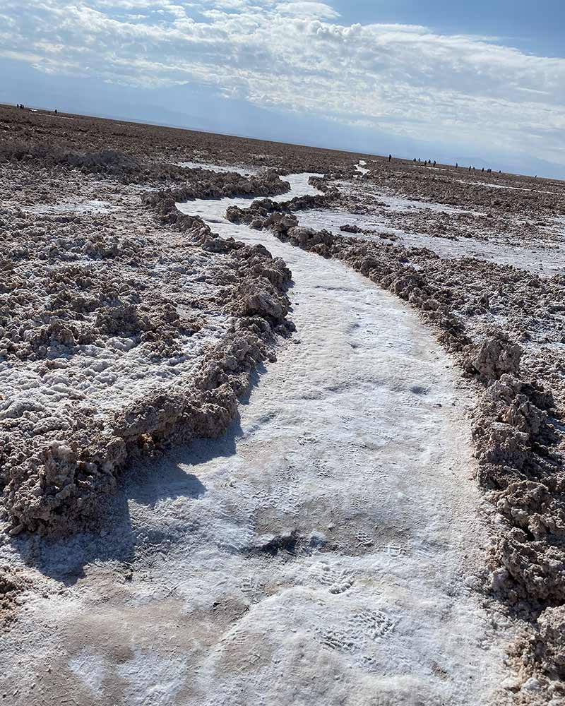 salt plains atacama desert salt flats