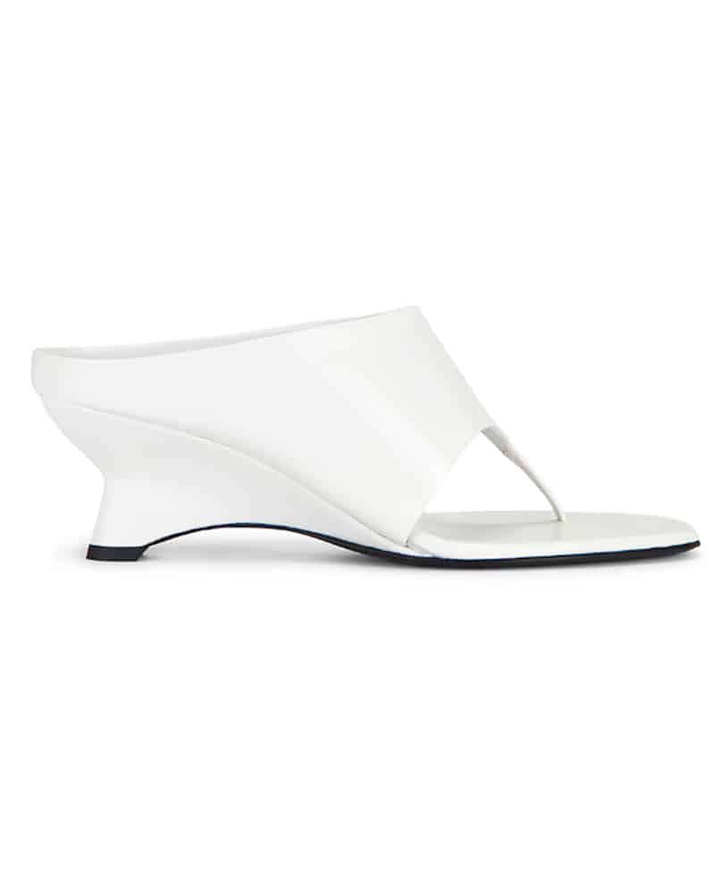 summer shoe trends 2026 thong wedges white