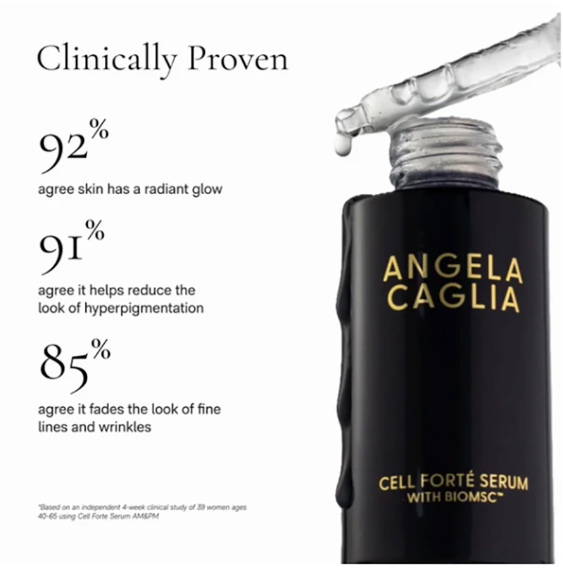 exosome serum angela caglia cell forte clinical results