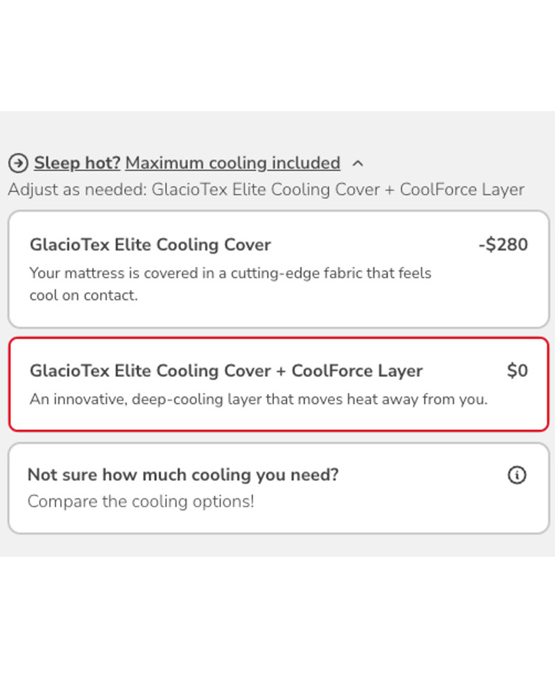 best mattress for hot sleepers helix glaciotex elite cooling cover