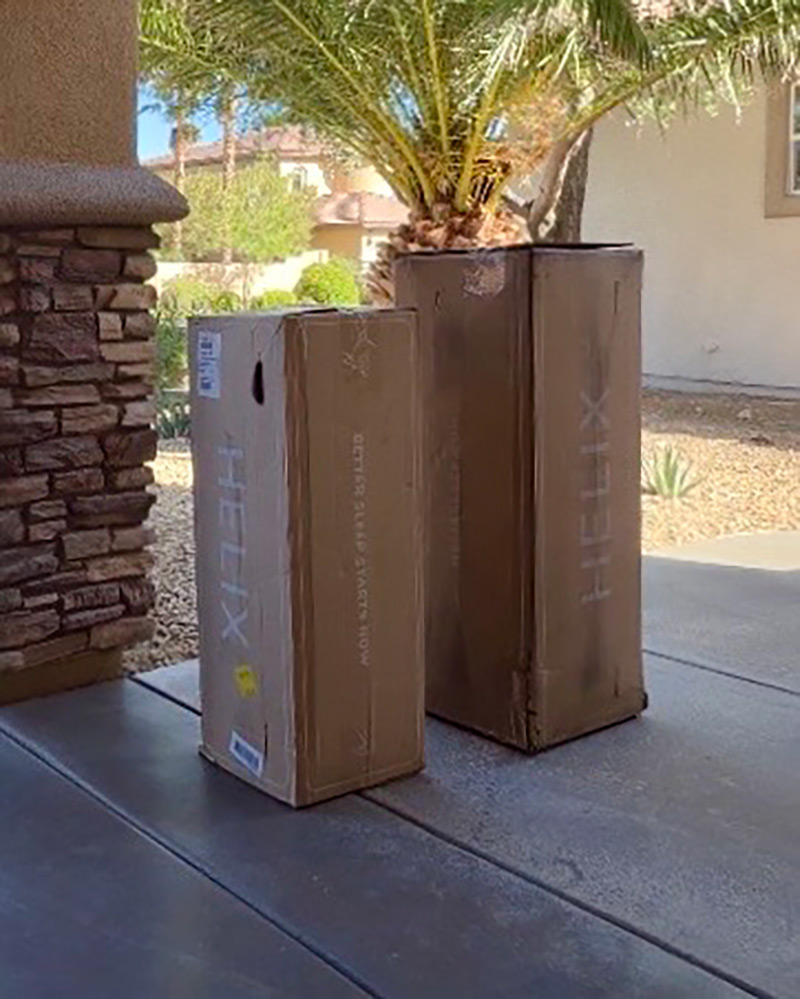 Helix Dusk Elite review 2 box deliver