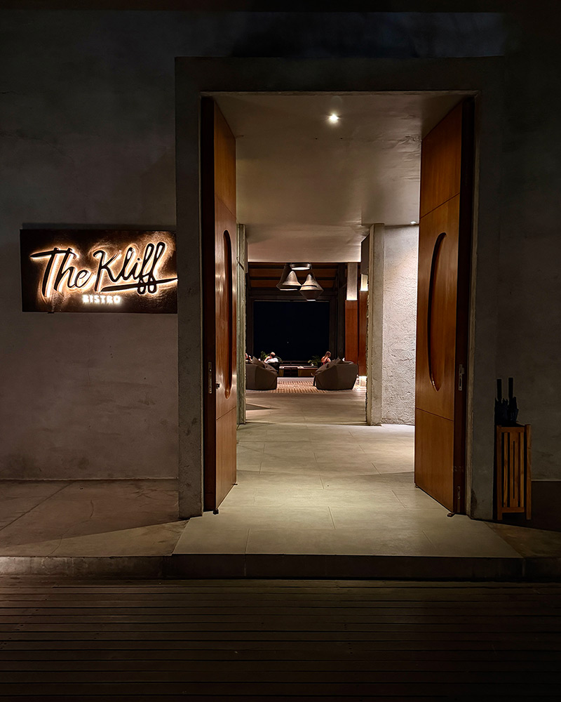 kliff bistro lombok fine dining senggigi dinner 