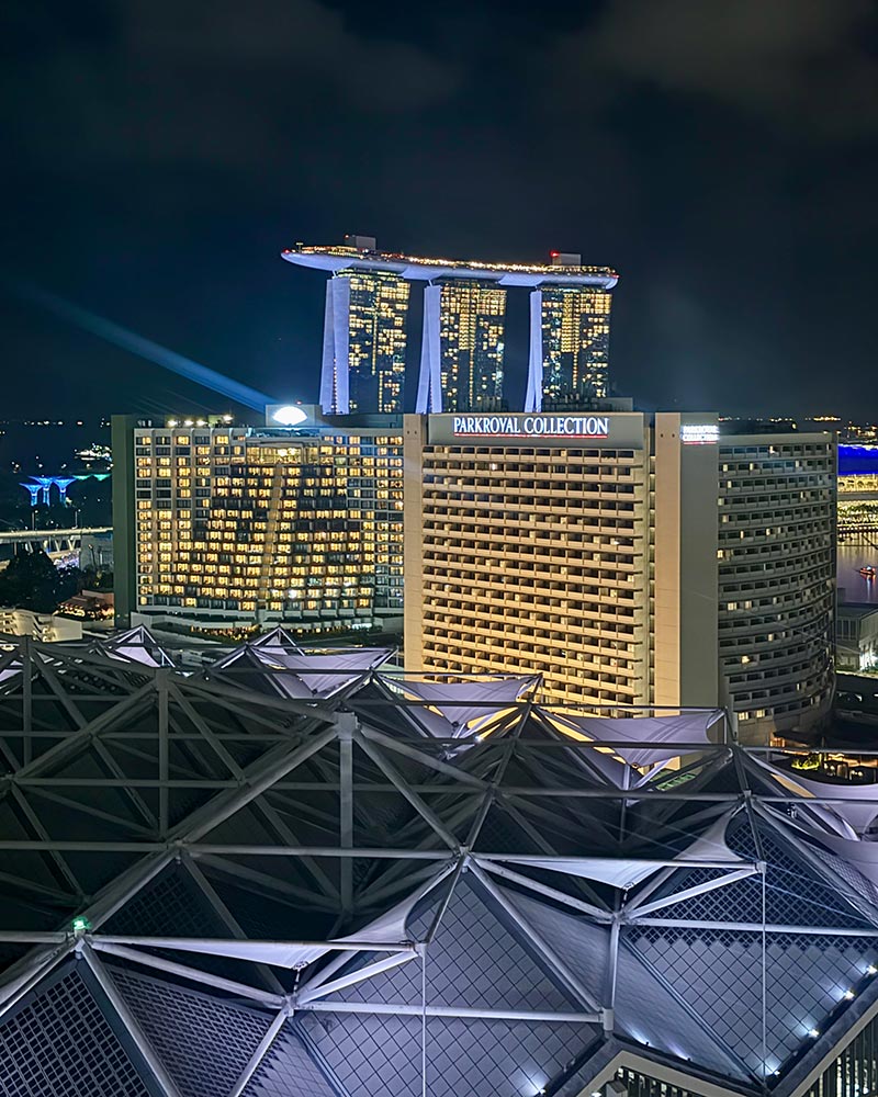 best singapore hotel view marina bay sands