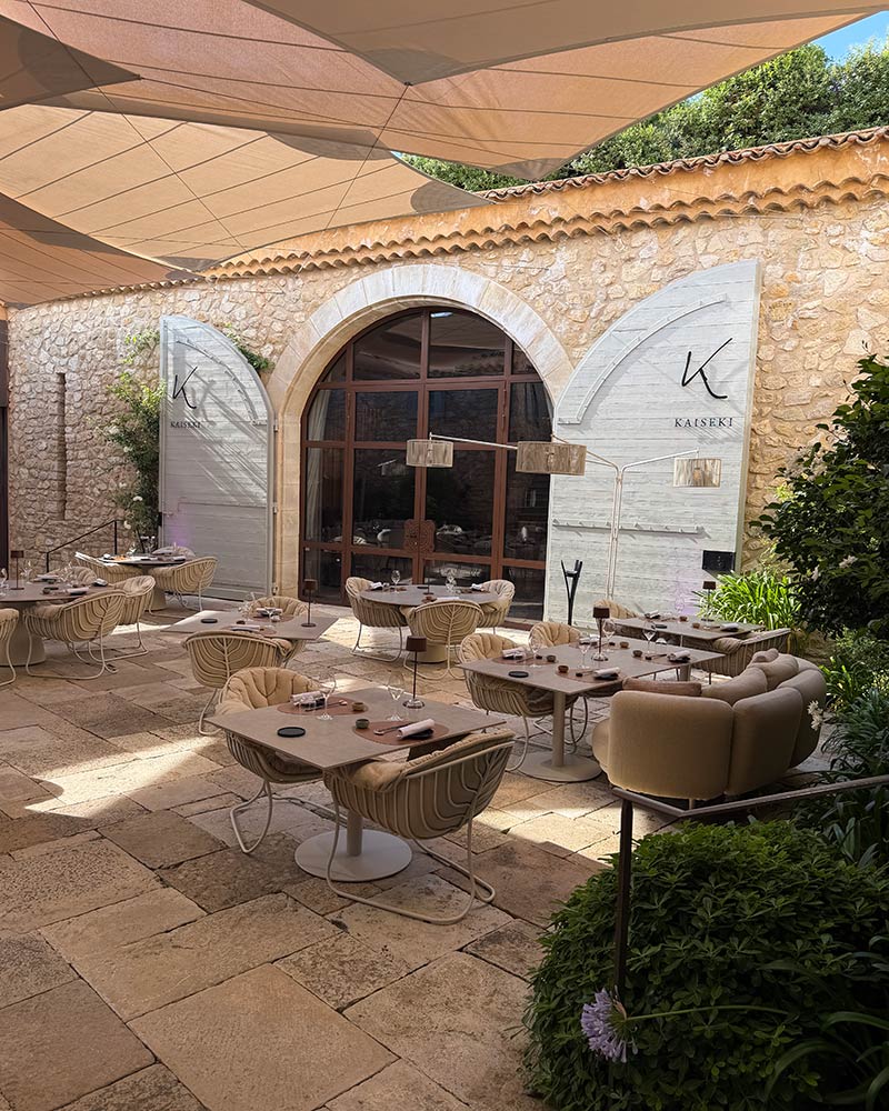 chateau de la gaude review Le K restaurant