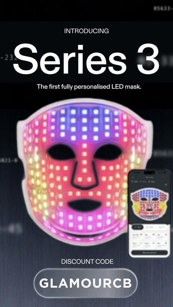 currentbody led mask series 3 use discount code GLAMOURCB for 10% off