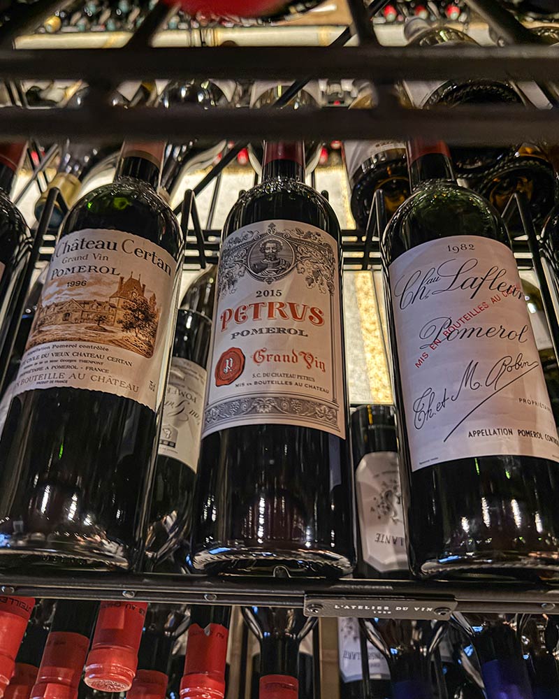 petrus pomerol chateau de la gaude wine collection