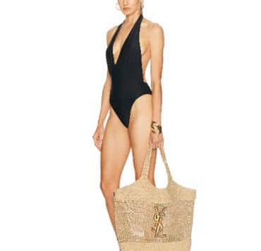 best raffia bag saint laurent icare maxi shopping bag