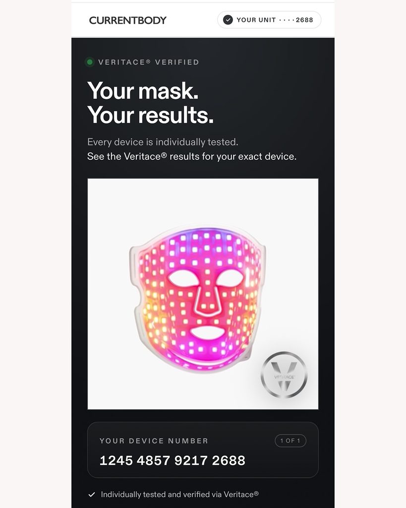 currentbody led mask series 3 veritace verified